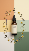 Calm Mind Herbal Tincture Bottle